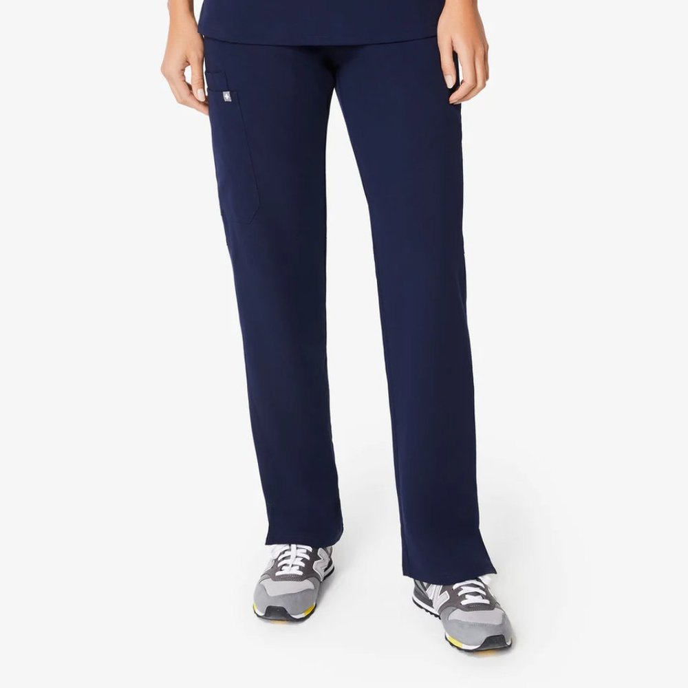 Figs Navy Cade Cargo Women's Scrub Pants tall